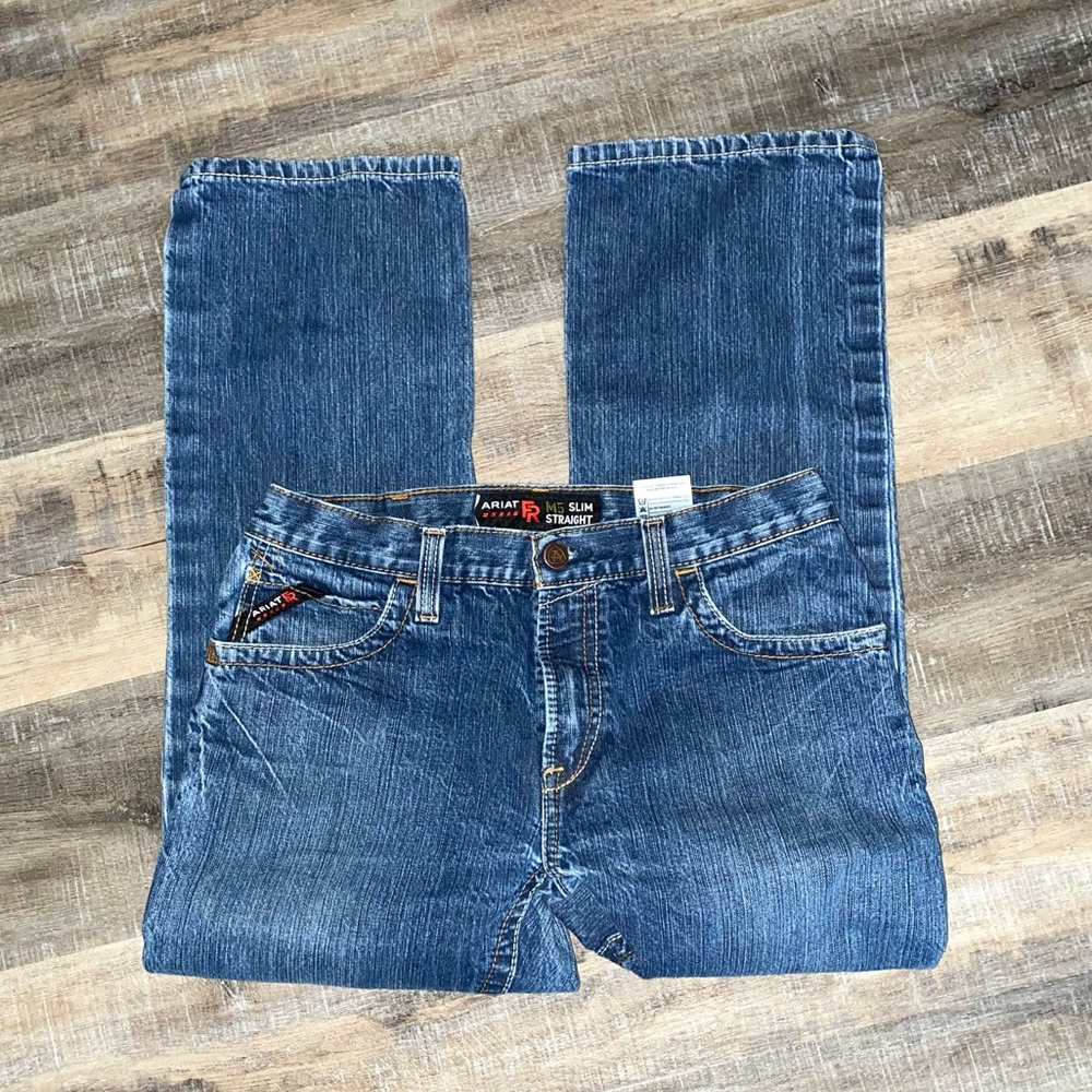 Ariat Men’s Flame Resistant M5 Slim Straight Jeans Size 33/30